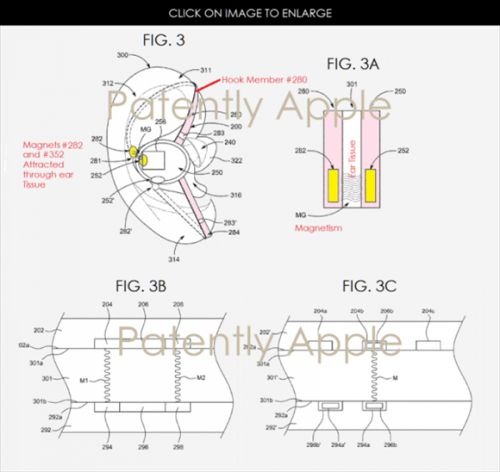 苹果为AirPods申新专利 或利用两片磁块防掉落