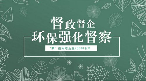 环保强化督察延续高压态势 揪出问题企业逾20000家